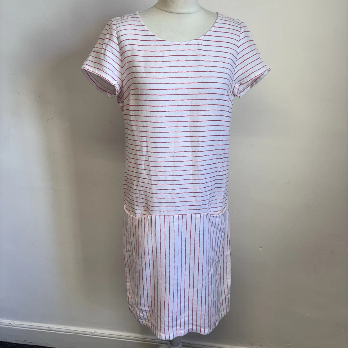 knee length dresses for ladies Cotton & Linen Backless Long Dress main image 1