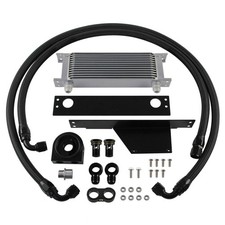 13 Row An10 Oil Cooler Kit For 2001-2005 Subaru Impreza Wrx Sti 2.0l 2.5l Silver