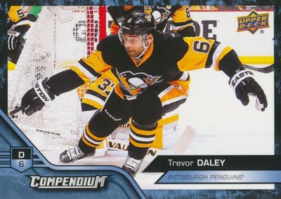 2016-17 Upper Deck Compendium Blue #214 TREVOR DALEY - Pittsburgh Penguins