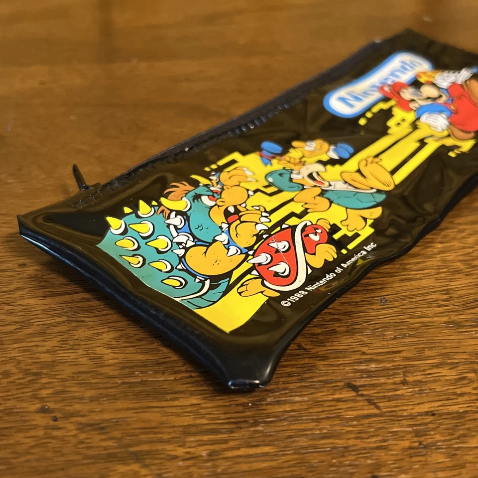 Cartera de plástico Nintendo of America 1988, Super Mario Bros. RARA Foto 4 de 4