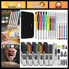 49 Pack Carpenter Pencils with Sharpener - Pr...