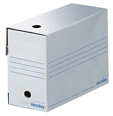 Niceday ArchivÜbertragungsdateien, 335 x 167 x 245 mm, Weiß und Blau, 10 Stück