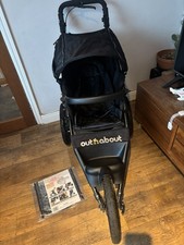 Out N About Nipper Sport V4 Running Buggy/ Pushchair Raven Black