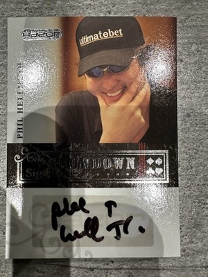 Razor Poker 2006 Autogrammkarte - Showdown Signatures - Phil Hellmuth