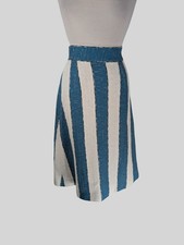 Dolce & Gabbana blue & white A- Line skirt size UK8/US4