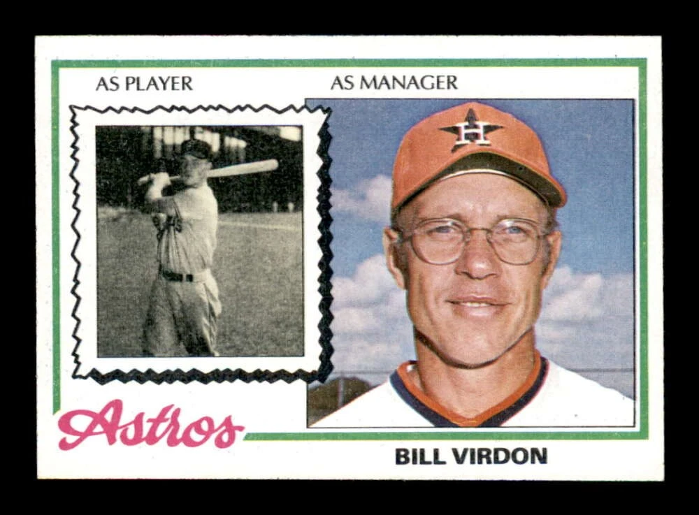 1978 Topps #279 Bill Virdon MG NM/NM+ X3464906