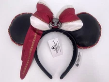 2025 Red Rare Headband Minnie Ears Pirates of the Caribbean Disney Attraction