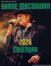 The Pogues Shane MacGowan 2026 Calendar | Rare Photos | A4 Wall Music Gift Irish