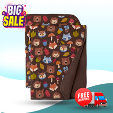  BIG SALE Little Sleepies Forest Crew Large Cloud Blanket Throw Sensitive Skin