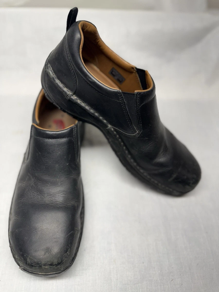 Red Wing Men’s 6700 Black Leather Safety Toe Work Shoes Size US 12 D Red Wing Work Shoes Safety Toe Black Leather Mens 6700 Slip  main image 2