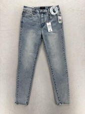 Curve Appeal Jeans Womens 8/29 Blue High Rise Skinny Tummy Tuck Denim Shaping