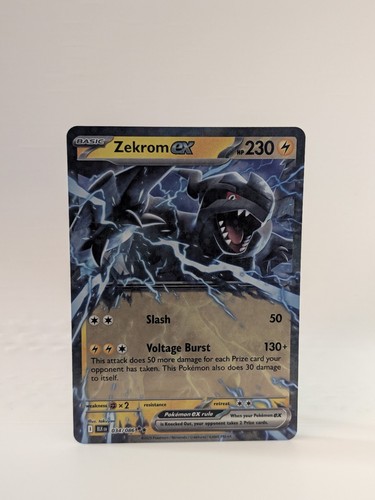 Zekrom ex 034/086 Pokemon Sv: Black Bolt Holo Rare NM