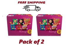 (PACK OF 2) Frito Lay Flavor Mix Chips Variety Pack, 1 oz, 18 Count