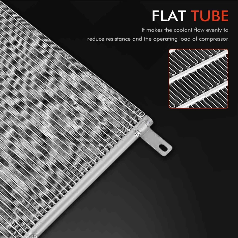 Condensador AC com suporte para Ford F-100 1973-1979 F-150 1975-1979 F-250 F-350 - Imagem 3 de 4