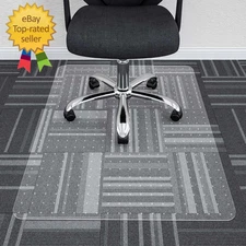 Office Chair Mat for Carpets  Clear Carpet Chair Mats Low Pile Carpeted Home