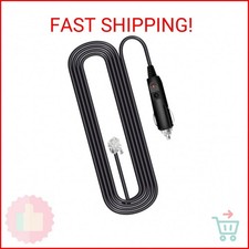 Radar Straight Power Cord Compatible with Uniden R3 R7 R1 Radar Detector, for Pa