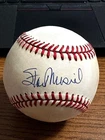 STAN MUSIAL 5 SIGNED AUTOGRAPHED ONL BASEBALL!  Cardinals!  HOF!