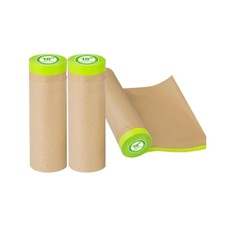 Tangibay Pre-Taped Masking Paper for Painting - 18 inch x 50 fe... FAST USA SHIP