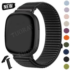 For Fitbit Versa 4 3 /Sense/ Sense 2 Nylon Loop Watch Band Sport Strap Bracelet