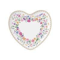 "Porzellan Teller Herzform \"Mon Amour\" Im Geschenkkarton Easy Life"