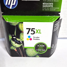 Genuine HP 75XL Tri-Color Ink Cartridge CB338WN High Yield New Sealed Exp 2016