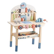 Tool Bench for Kids Toy Play Workbench Wooden Tool Bench Workshop Workbench