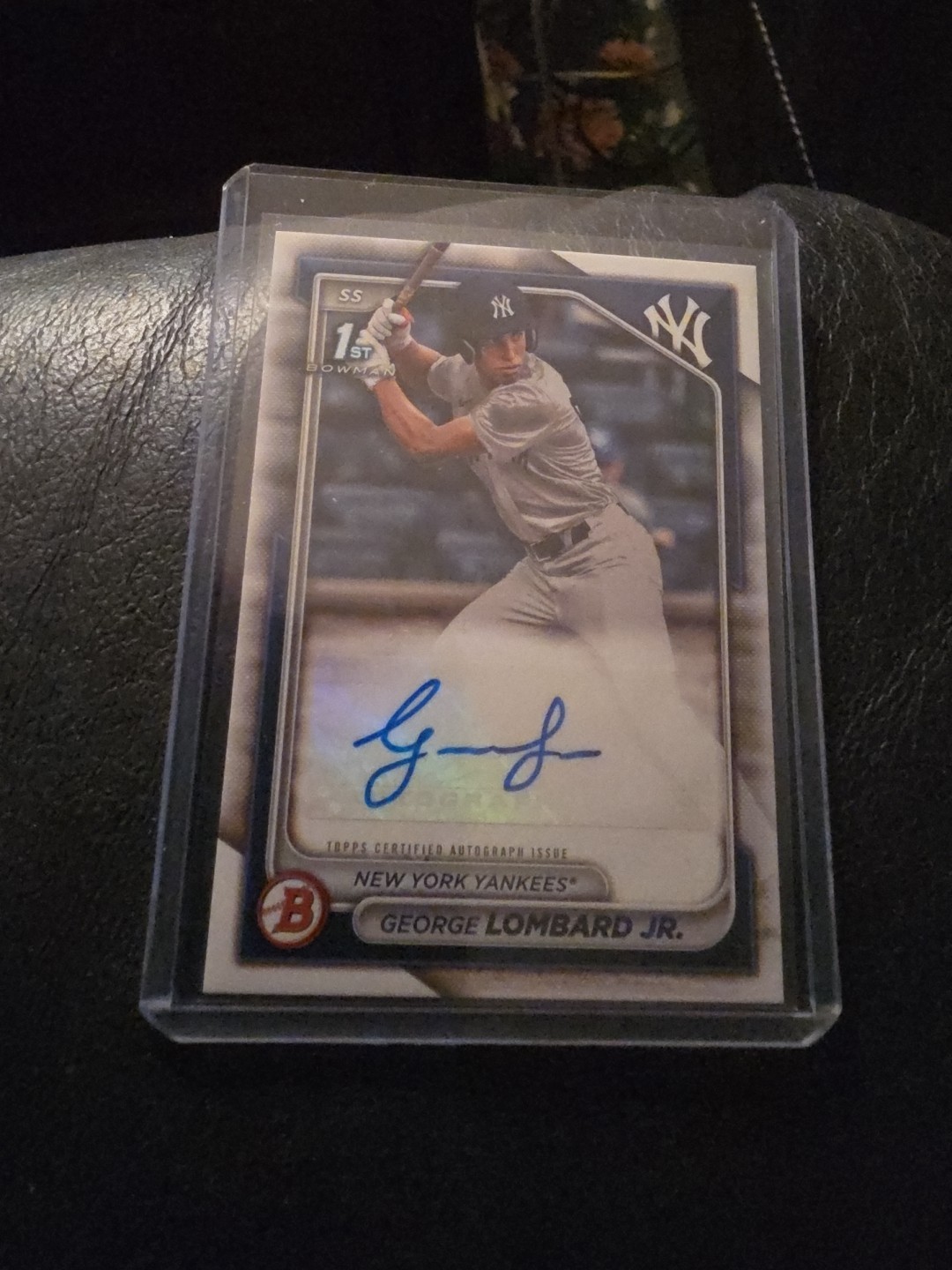 2024 Bowman George Lombard Jr 1st Bowman Rookie Autograph Auto Yankees