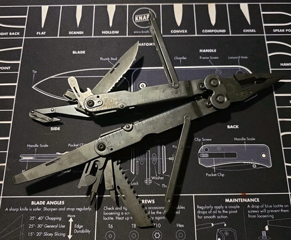 Multiherramienta SOG PowerLock EOD 2.0 Cortador en V Pesca Caza B63N-CP Foto 2 de 2