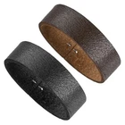 2-Pack Leather Loop Keeper Accessories, 1.5 Inch Belt Loop Keepers [Black/Brown]