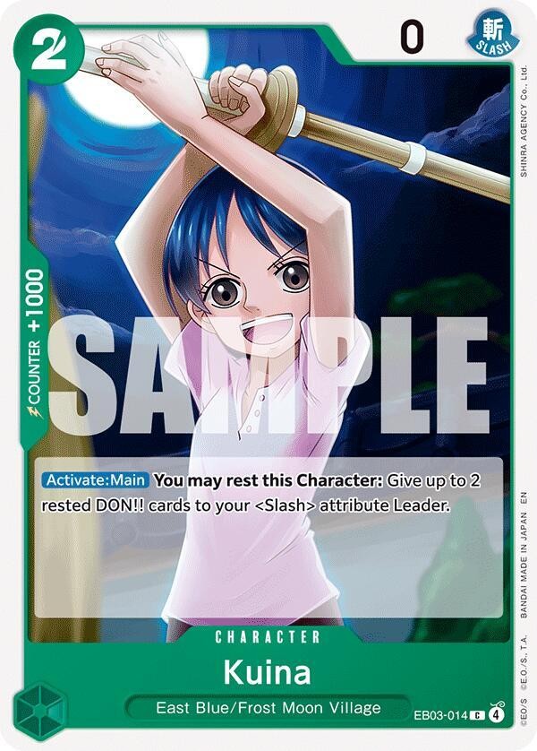 Kuina C EB-03 Extra Booster: One Piece Heroines Edition EB03-014