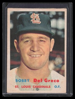1957 Topps #94 Bobby Del Greco VG