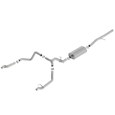Borla 140767 Touring Cat Back Exhaust for 2019-2025 Silverado Sierra 1500 5.3 V8