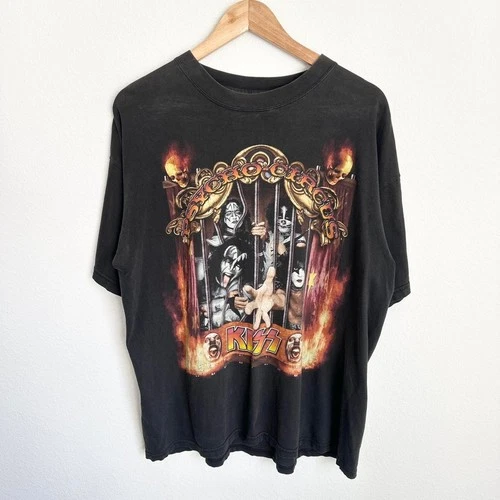 90s KISS psycho circus tour concert shirt 1990s vintage concert t-shirt, vintage, single stitch, B+ condition