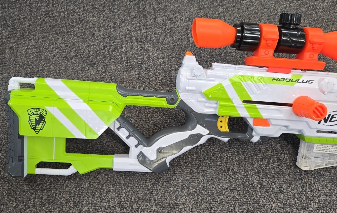 Nerf N strike Elite Longstrike Modulus CS 6 Blaster Gun Sniper