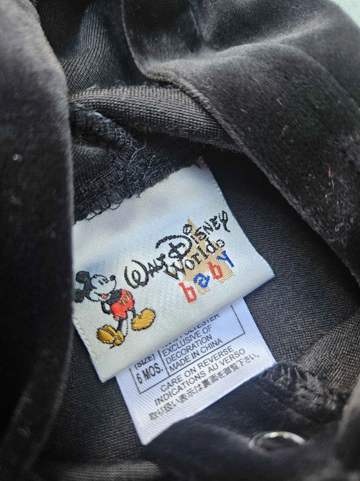 Vintage Walt Disney World Baby 3/6 Month Halloween Mickey Mouse Costume Set 2Pc - Image 3 of 4