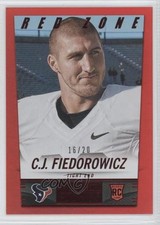 2014 Panini Hot Rookies Rookie Red Zone 16/20 CJ Fiedorowicz #346 0v0