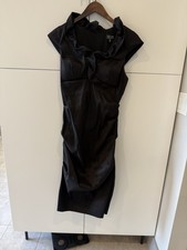 Elegant Midi Dress Black Size14