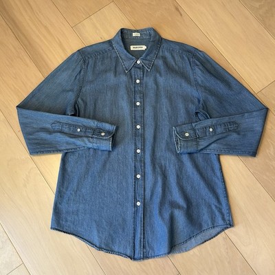 Taylor Stitch The Katherine Button Up Denim Shirt Long Sleeve Women s Large