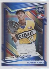 2022 Panini Elite Extra Edition Aspirations Blue 58/349 Robert Arias #191 7m3