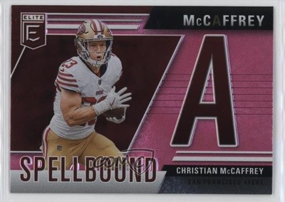2024 Panini Donruss Elite Spellbound Pink Christian McCaffrey #15 0c3