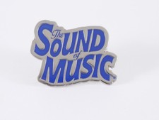 The Sound of Music Musical Theatre Blue Enamel Pin Badge Souvenir Logo