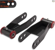 2" Rear Drop Lowering Shackle - 2 Inch Drop Shackles for Pickup Trucks 1988-