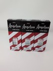 Lot Of 3 Angelus Suede Dye & Dressing 3 Fl Oz Bottle W/ Applicator Purple