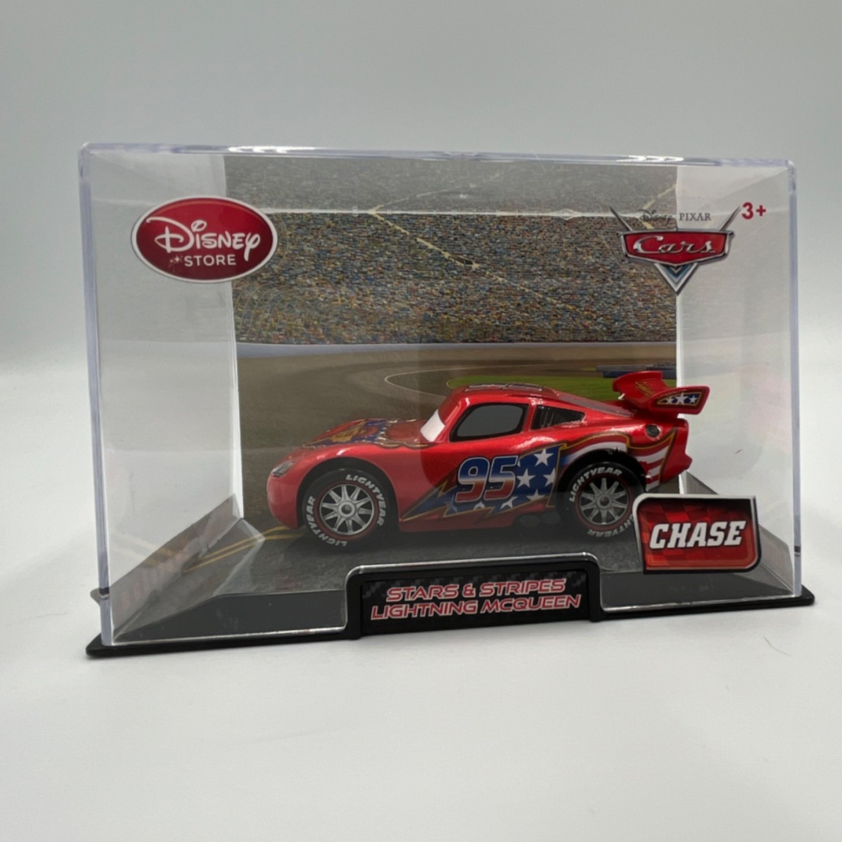 Disney Store Exclusive Stars & Stripes Lightning McQueen Diecast