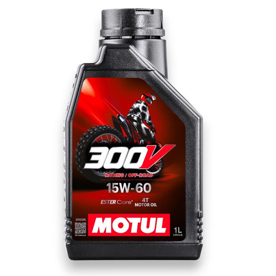 Motul 300V Fl Off Road 15W-60 1 Litre Première Noyau Offroad Course Huile pour - Photo 1/1