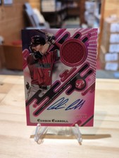 2025 Topps Pristine Corbin Carroll Pristine Pink Refractor Patch Auto /15 Arizon