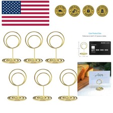 20pcs Mini Place Card Holders, Cute Table Number Holders, Small Size Table Ca...