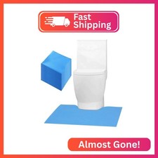 Upgraded 25 Pack Disposable Toilet Mats,Super Absorbent Toilet Floor Protector f