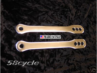 2004-2005 Kawasaki Ninja ZX10R - Polished Lowering Links Dog Bones