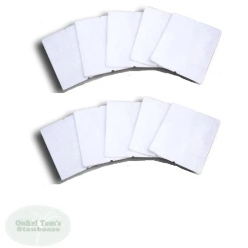 MISTERVAC 10 x Motorschutz Filter geeignet für Vorwerk Tiger 250 251 252,VT , Motorfilter